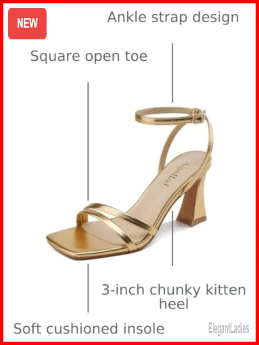 N/A chunky heel